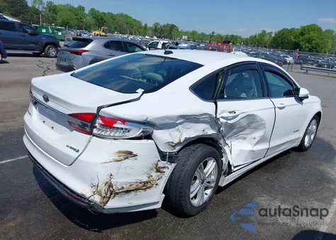 2018 Ford Fusion Hybrid S from USA, damaged, VIN 3FA6P0UU1JR204607